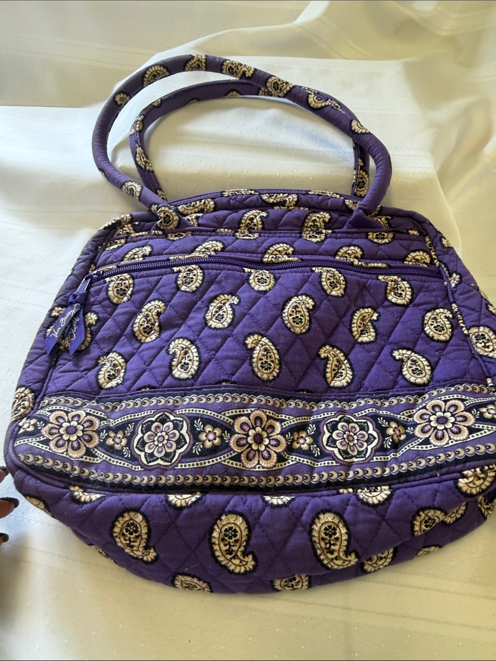 Vera Bradley - RETIRED SIMPLY VIOLET Tote - Picture 4 of 4